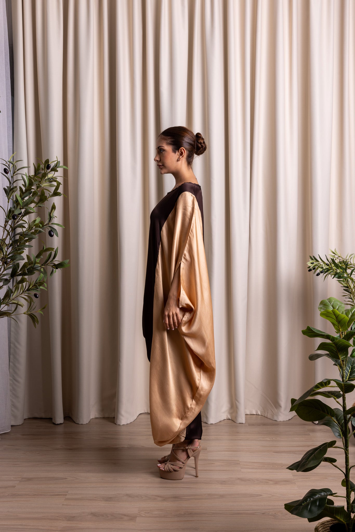 ȚĪJĀ / Draped Dress / DUO