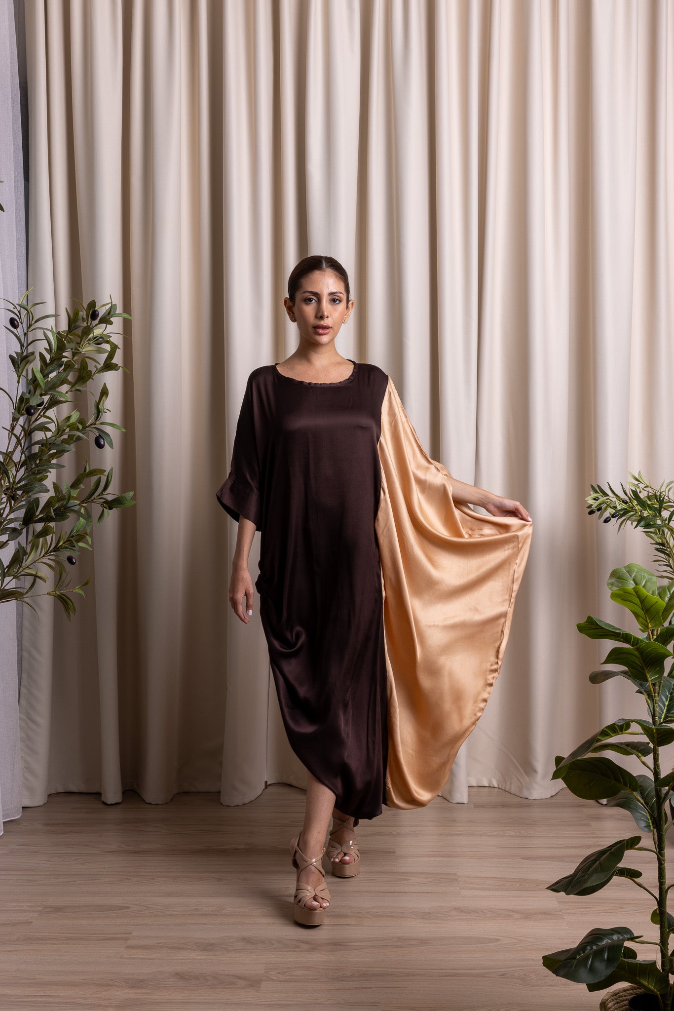 ȚĪJĀ / Draped Dress / DUO