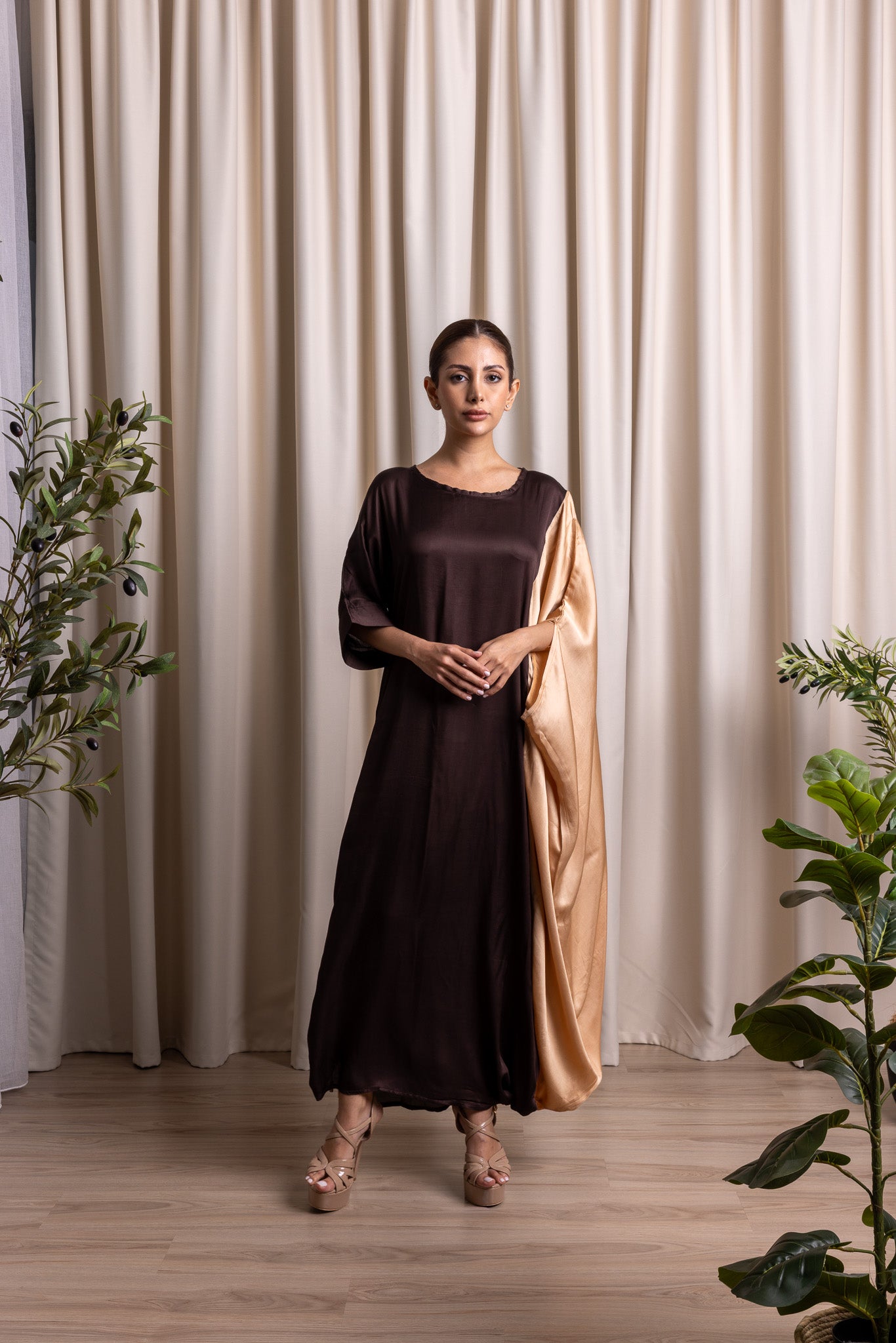 ȚĪJĀ / Draped Dress / DUO