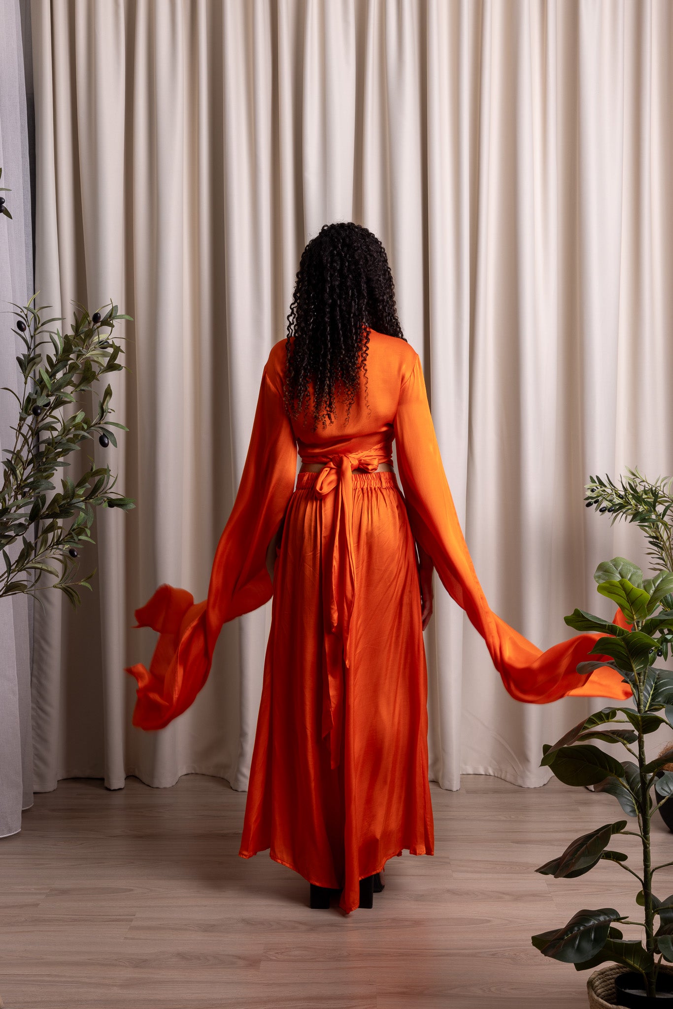 ATVĀH / Wrap Blazer / MARIGOLD
