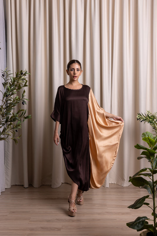 ȚĪJĀ / Draped Dress / DUO