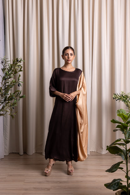 ȚĪJĀ / Draped Dress / DUO