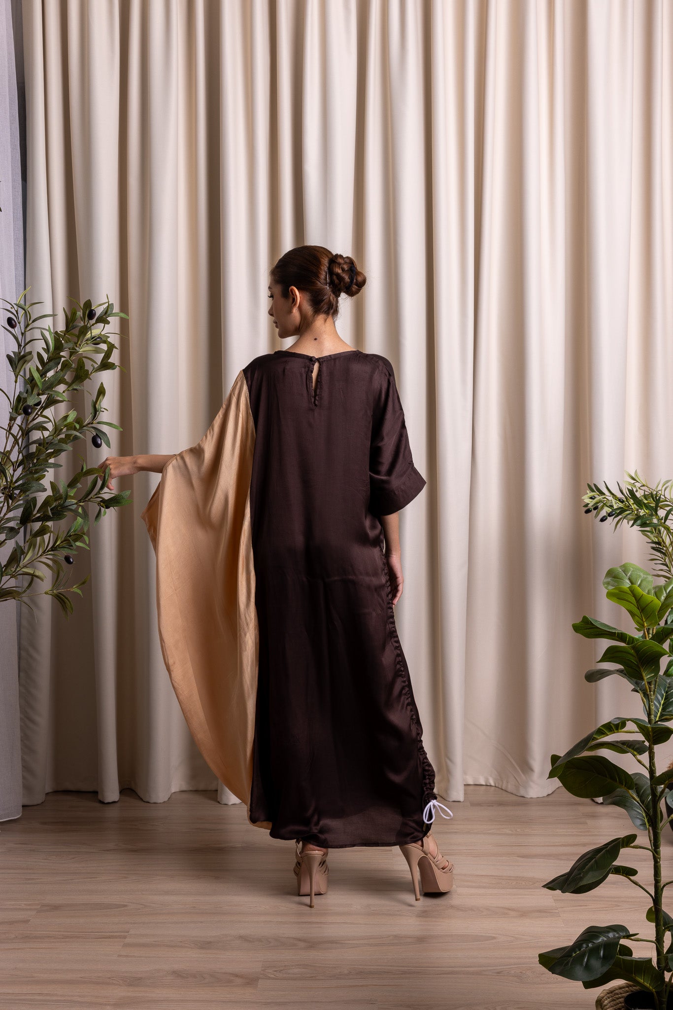 ȚĪJĀ / Draped Dress / DUO