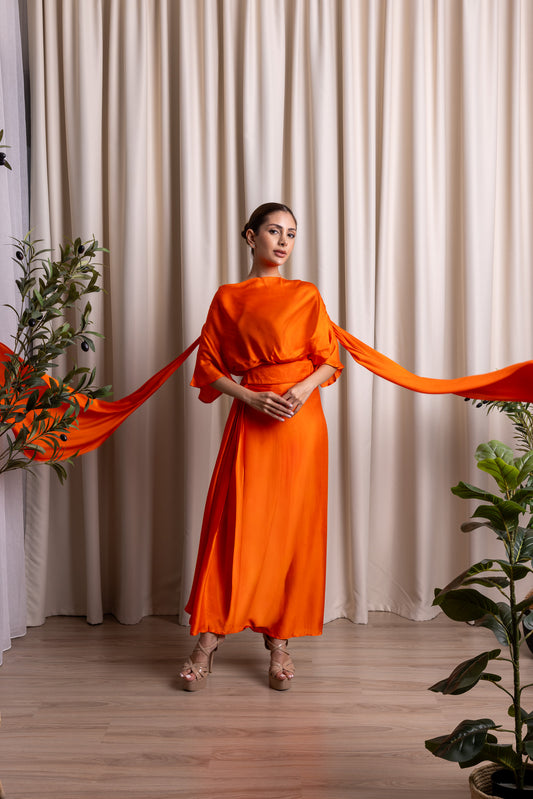 SATVĀH / Cowl Top / MARIGOLD