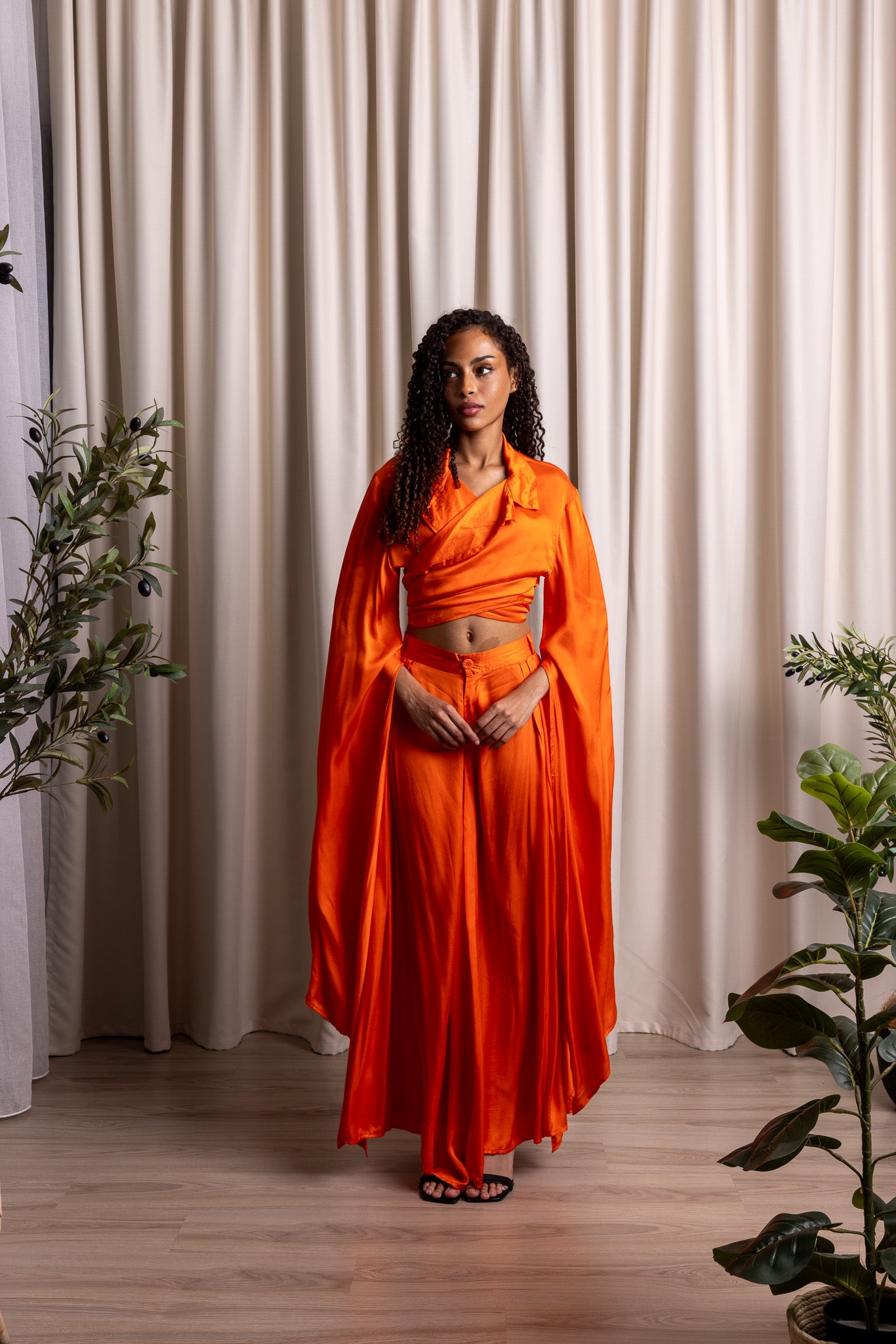ATVĀH / Pleated Trousers / MARIGOLD