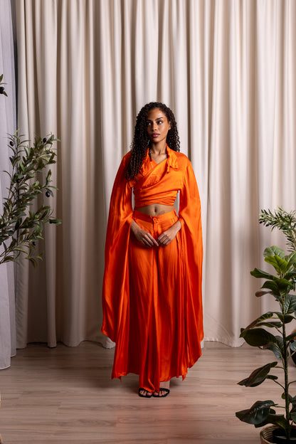 ATVĀH / Pleated Trousers / MARIGOLD